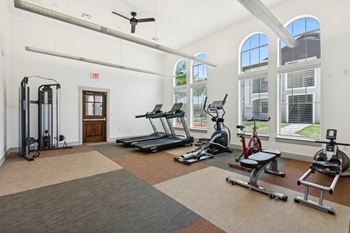 Fitness center with new state-of-the-art equipment